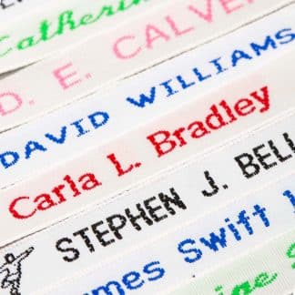 Woven Name Tape - Pack of 36